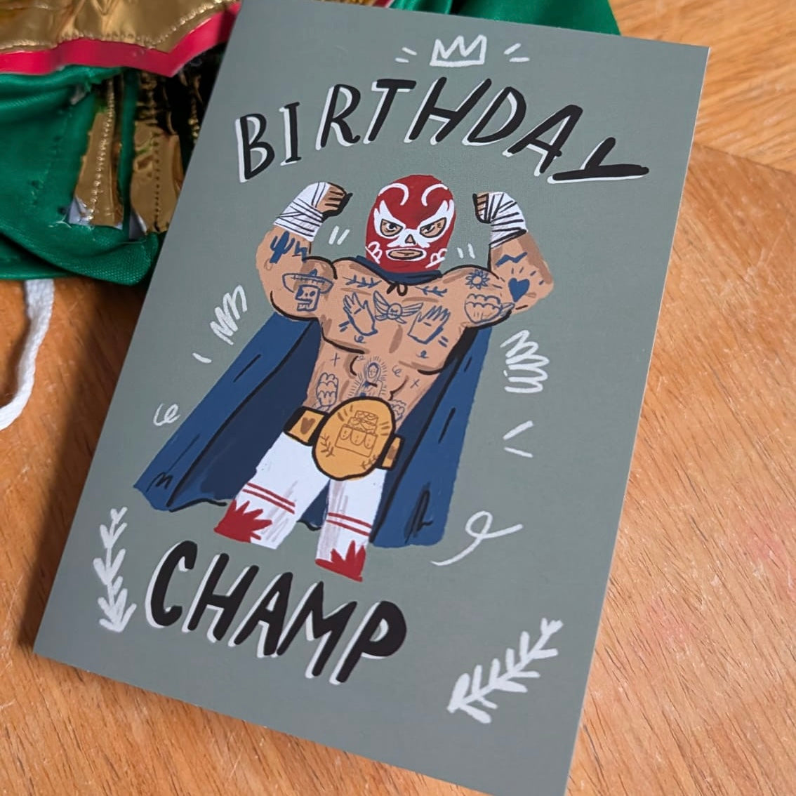 Birthday champ card