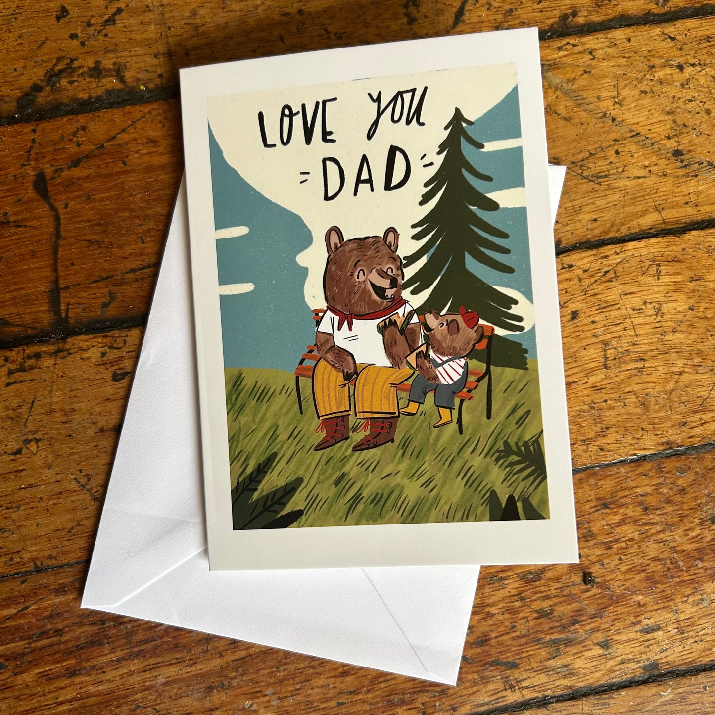 Love you dad card