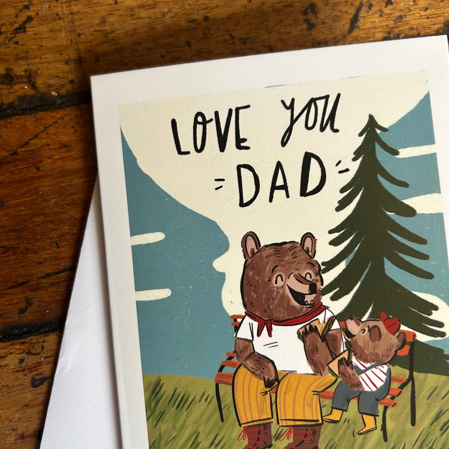 Love you dad card