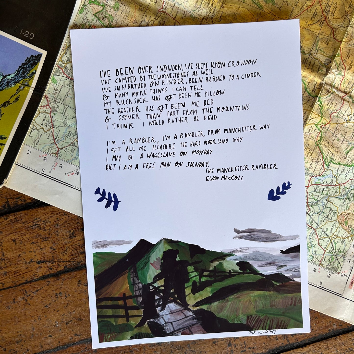 Manchester rambler print