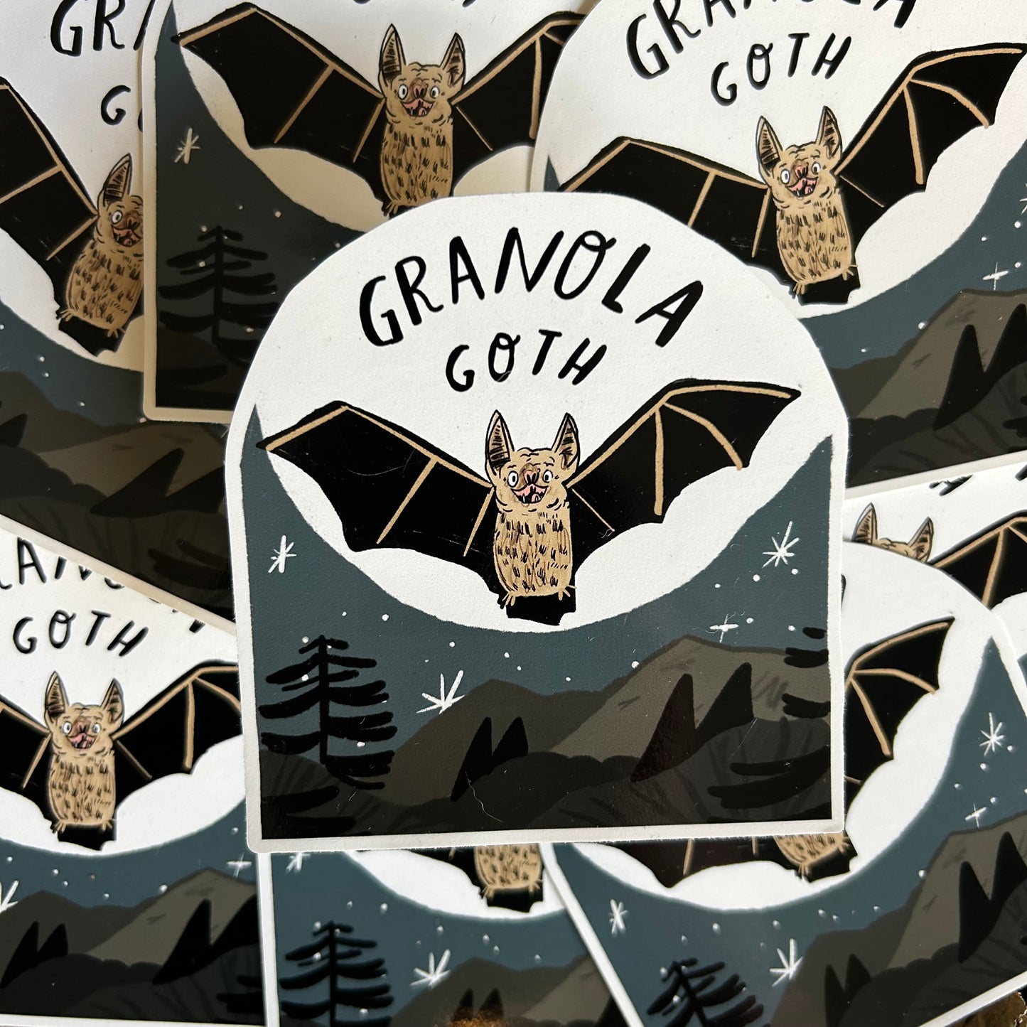 Granola goth sticker