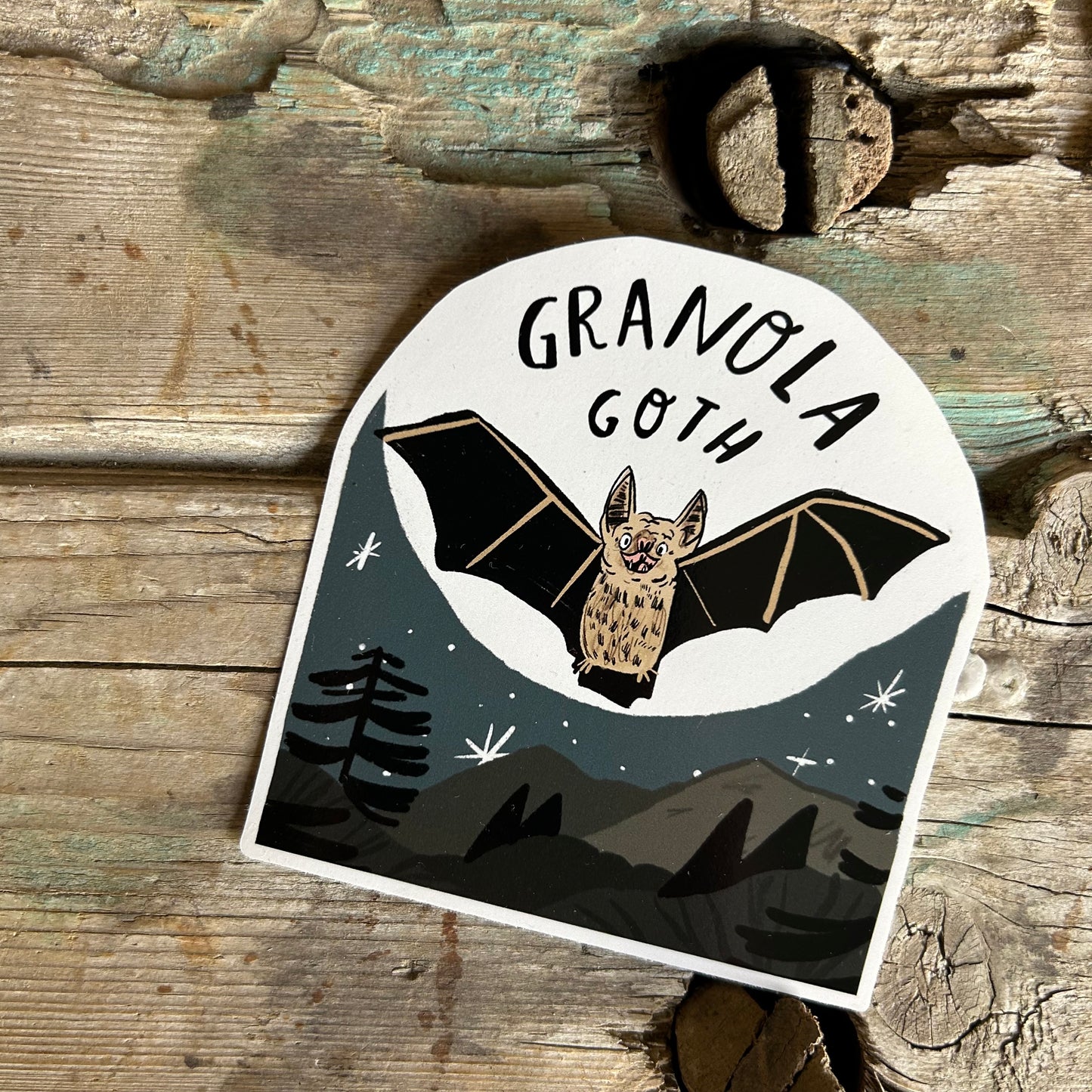 Granola goth sticker