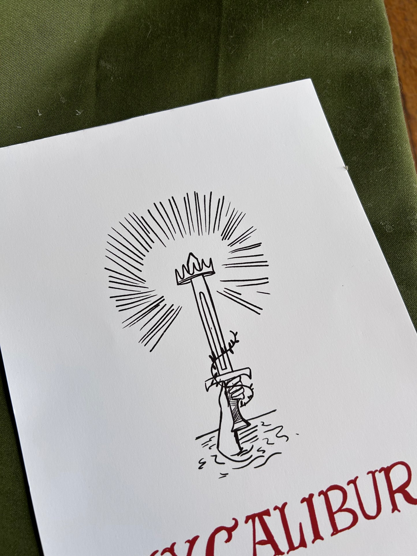 Excalibur print