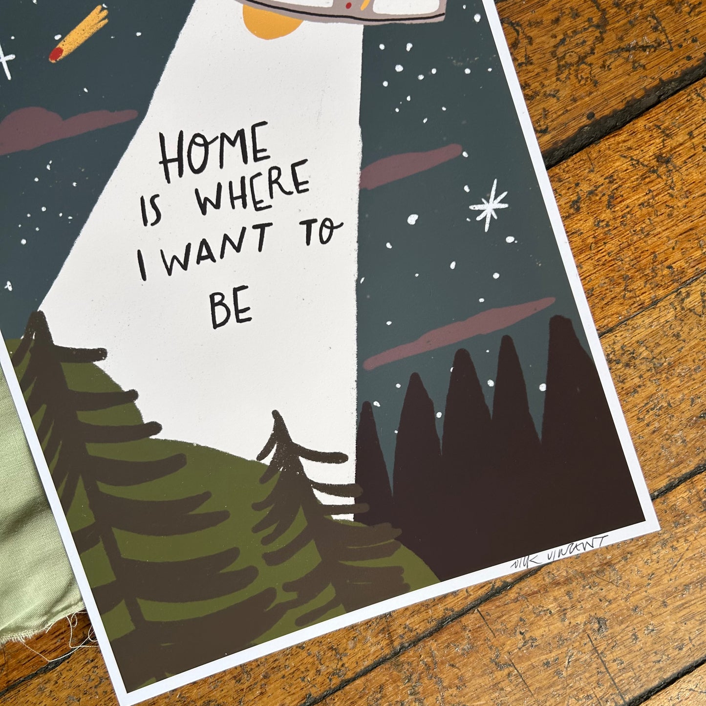 Home is where I want to be print