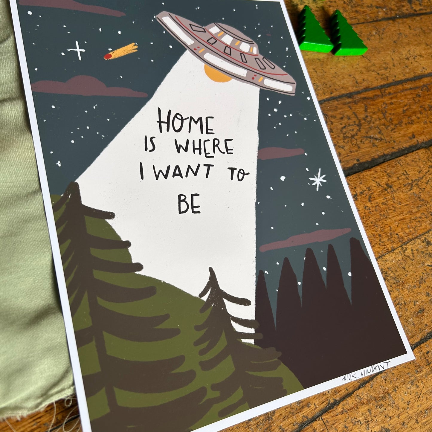 Home is where I want to be print