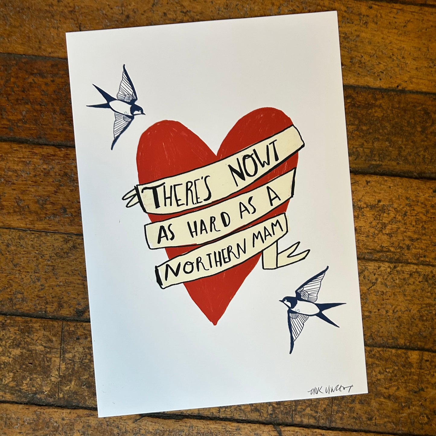 A3 Northern mam print