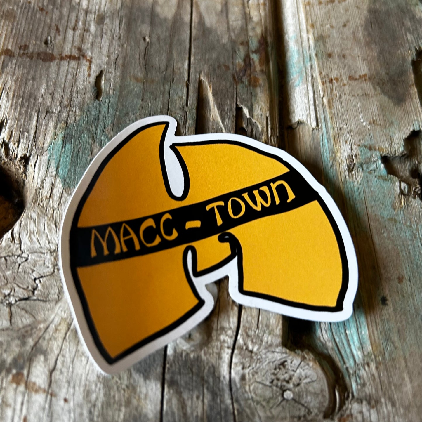 Macc town clan sticker