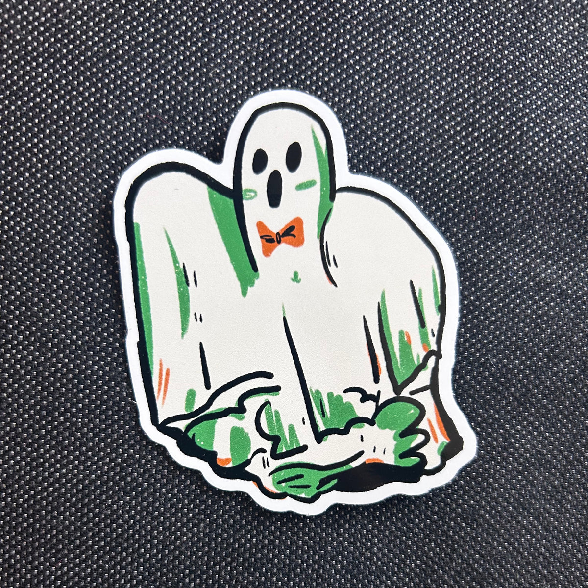 Halloween ghost sticker