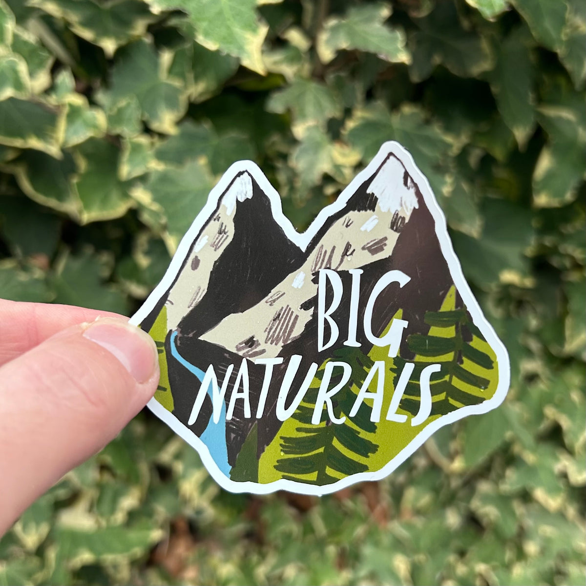 Big naturals sticker