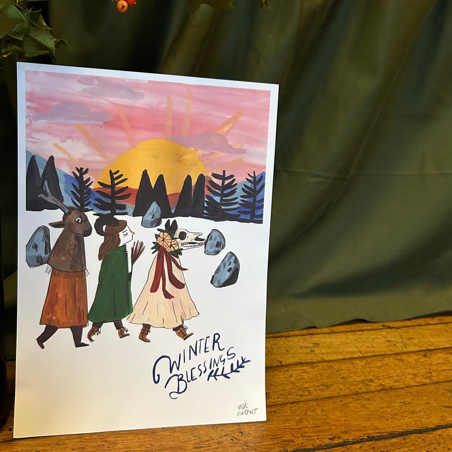 Winter Blessings print