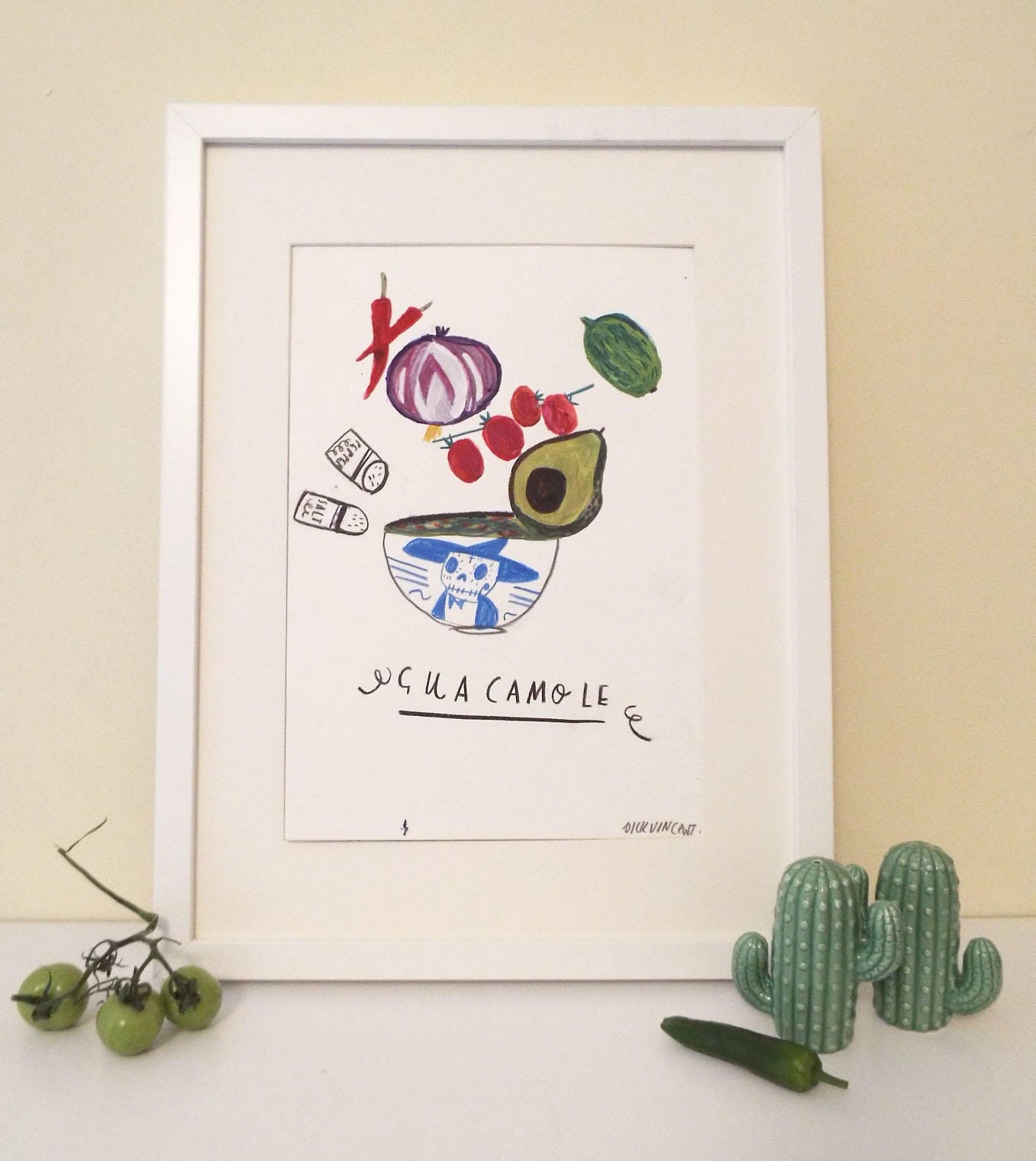 Guacamole Original Illustration