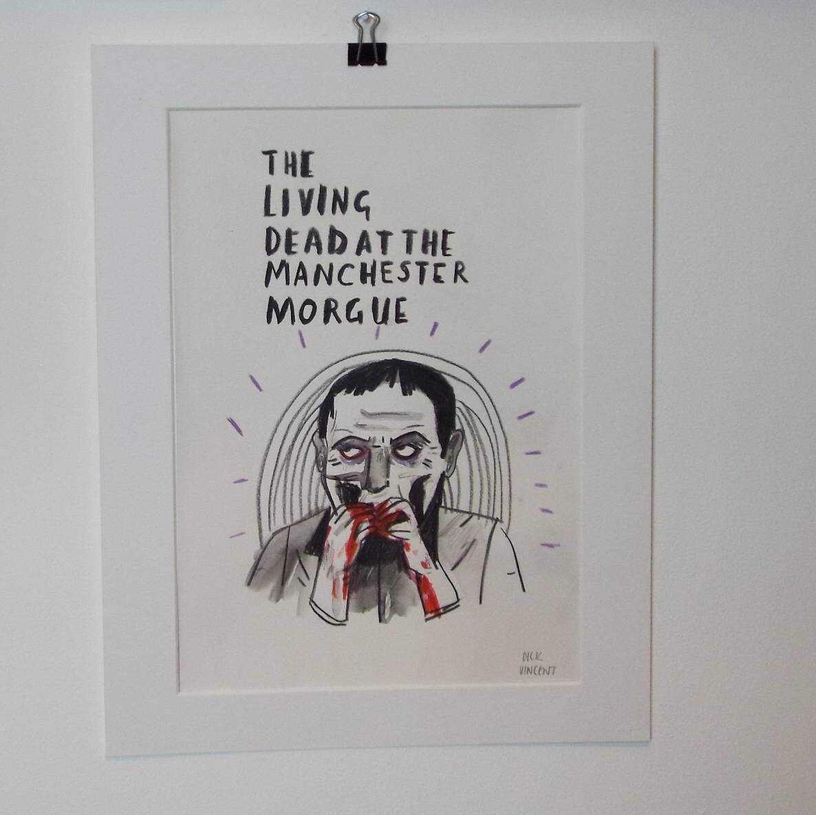 The Living Dead At Manchester Morgue Original Illustration