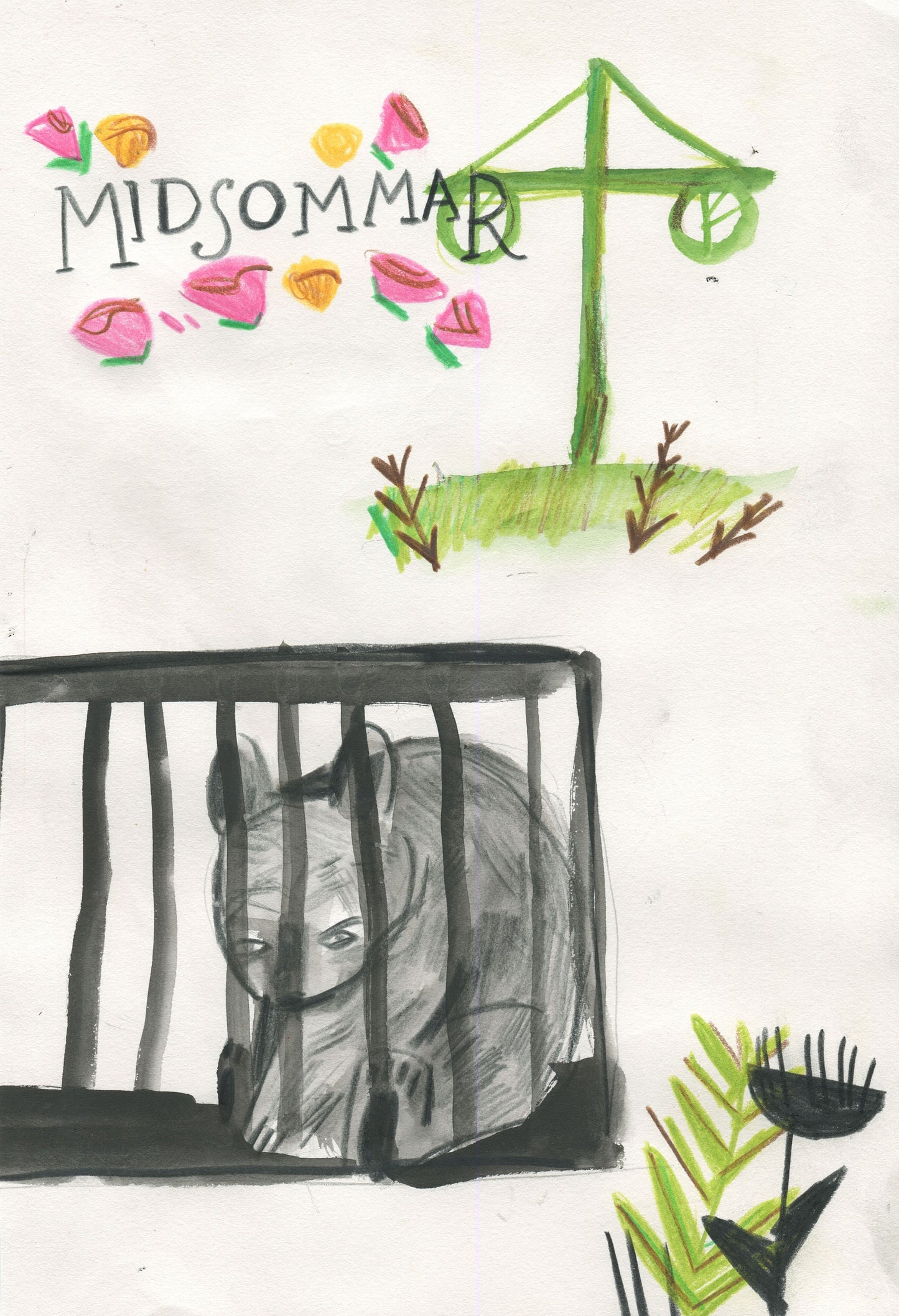 Midsommar Original Illustration