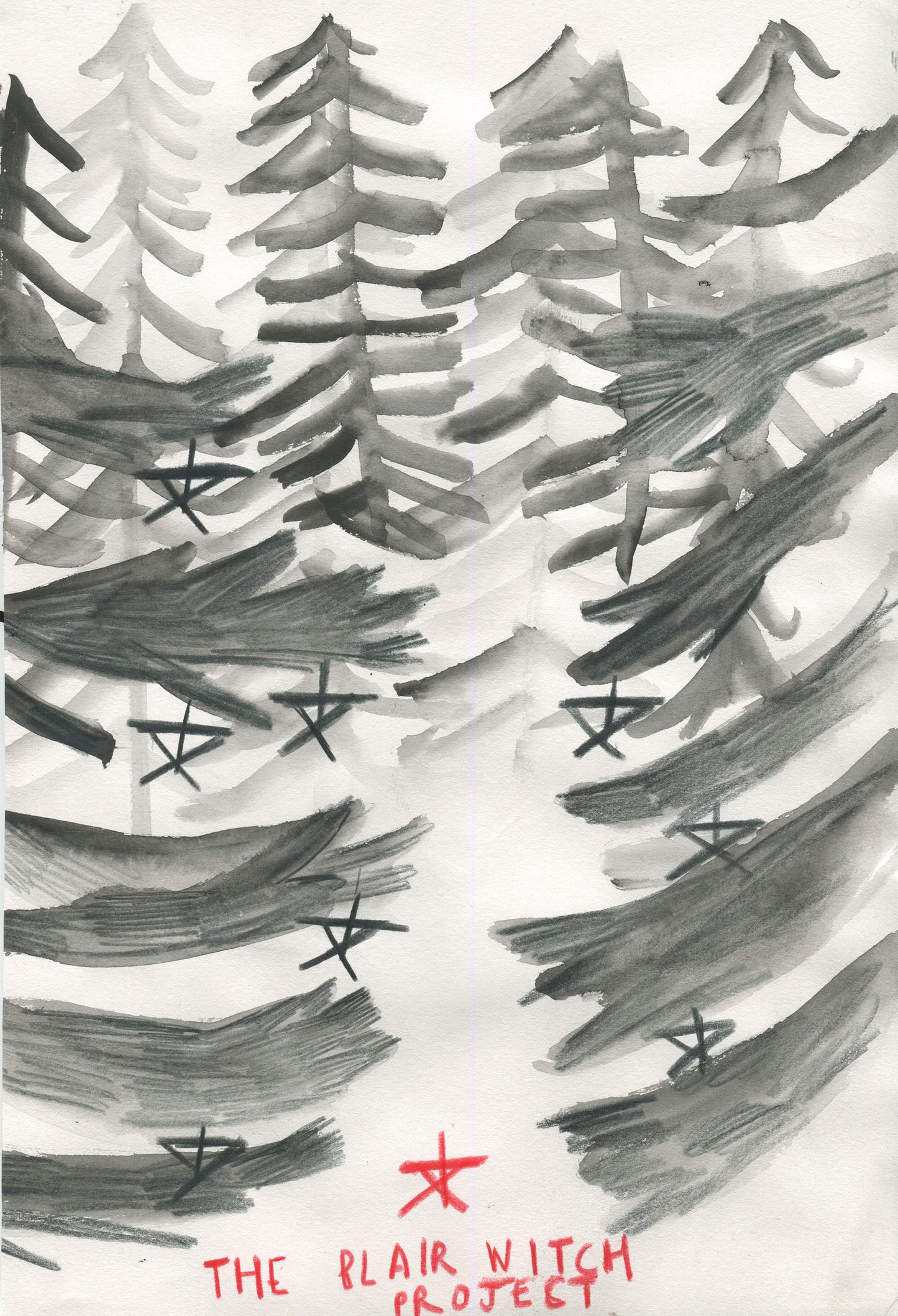 The Blair Witch Project Illustration