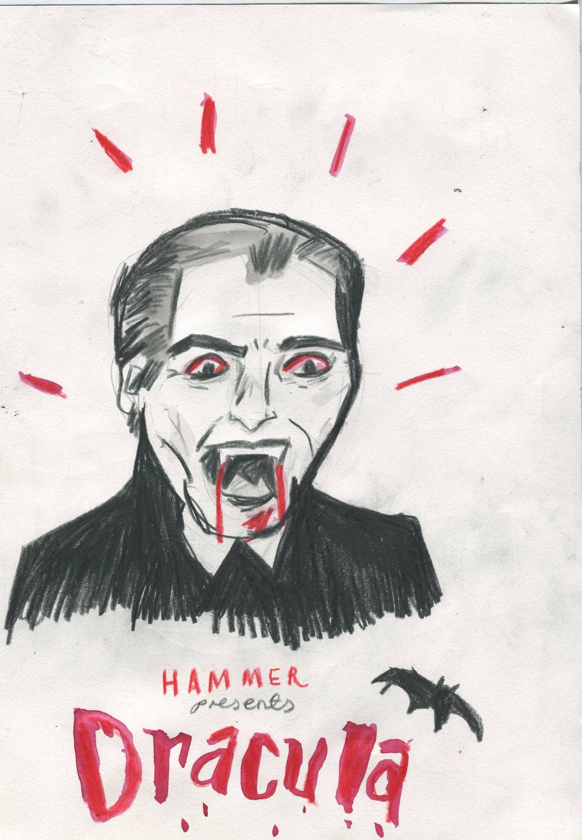Dracula original drawing
