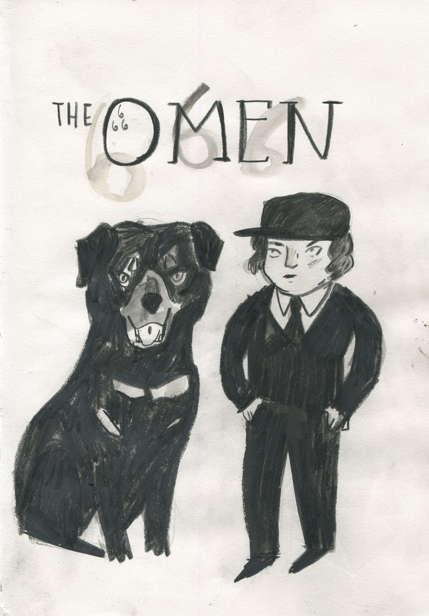 The Omen Original illustration