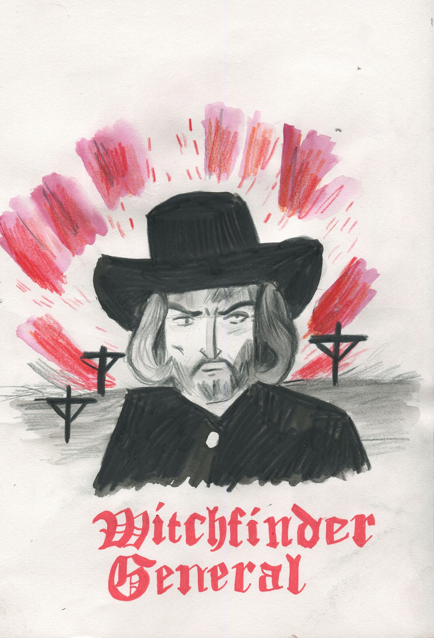 Witchfinder General Original illustration