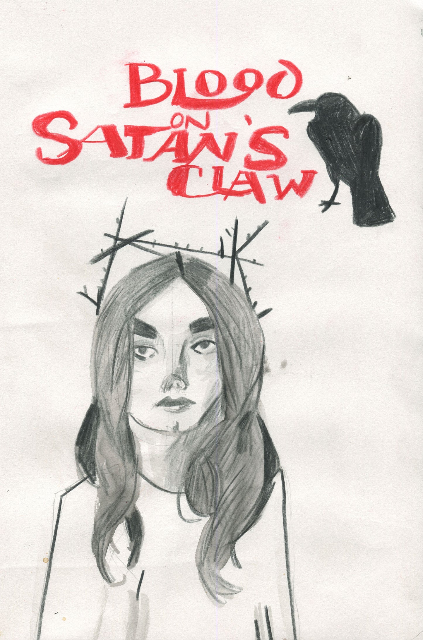 Blood On Satans Claw Original Illustration