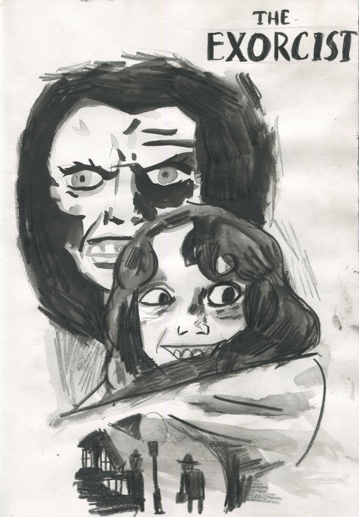 The Exorcist Original Illustration