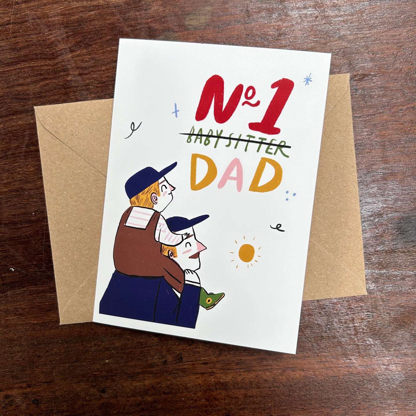 No1 dad card