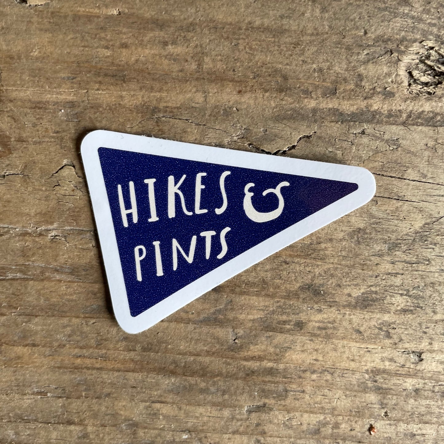 Hikes and pints sticker