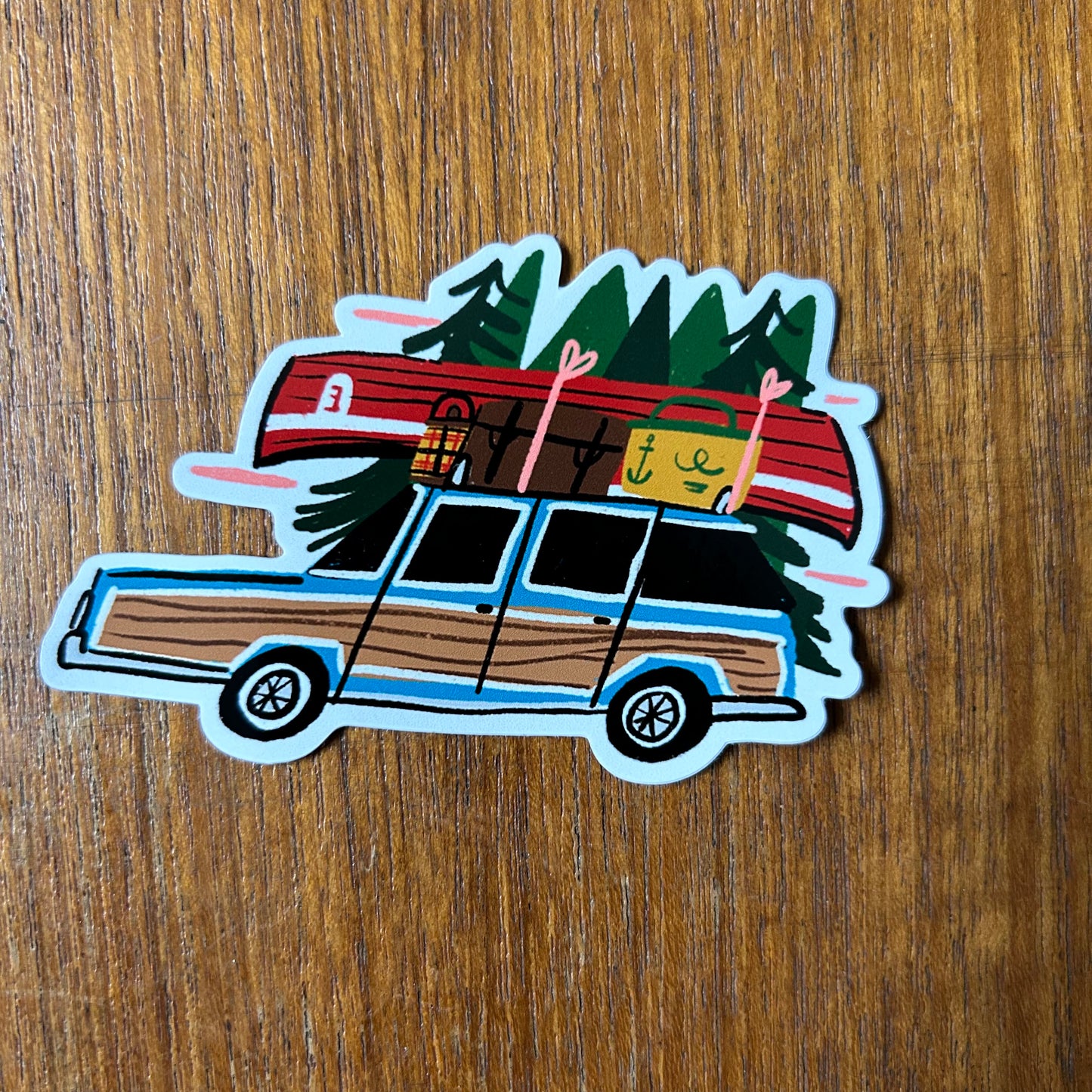 Camping car sticker