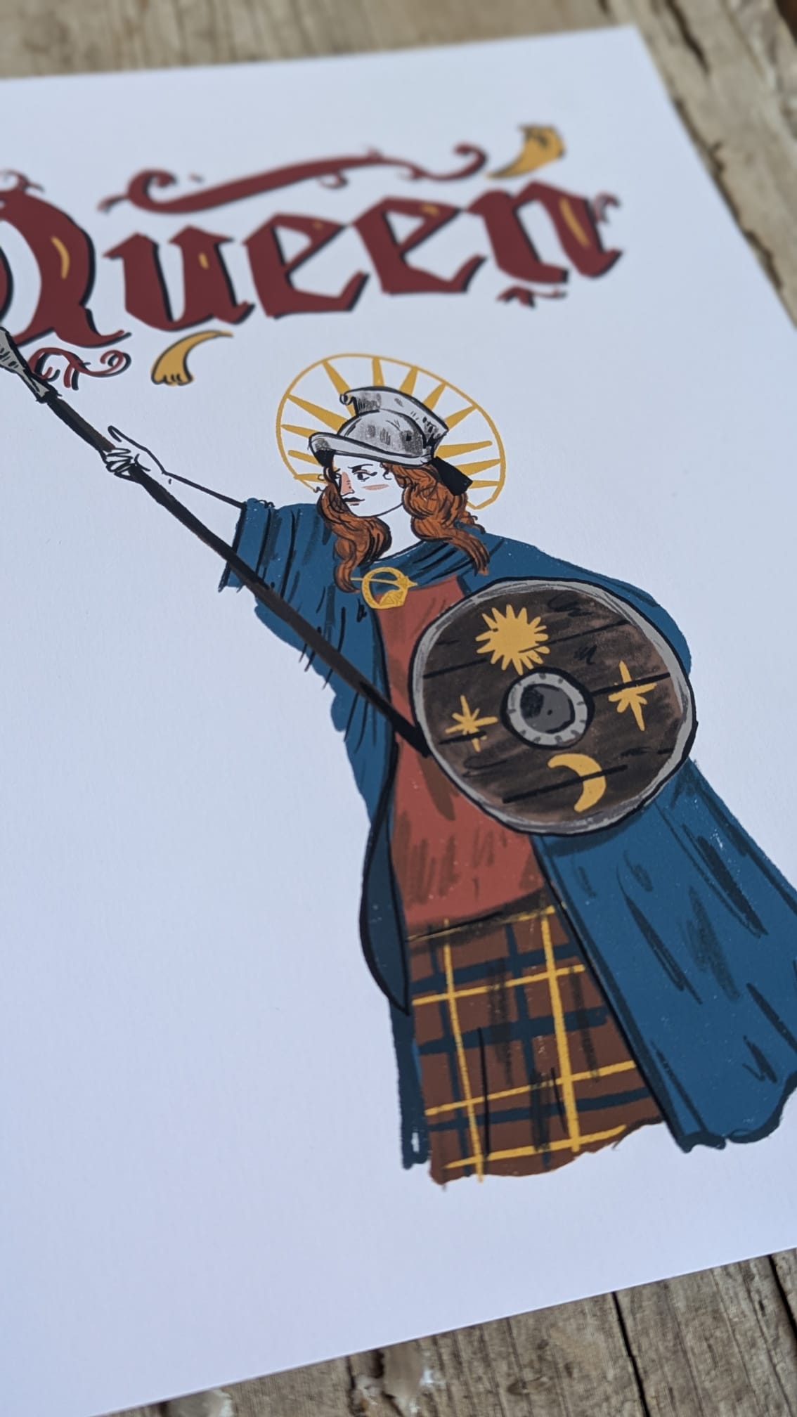 Queen print
