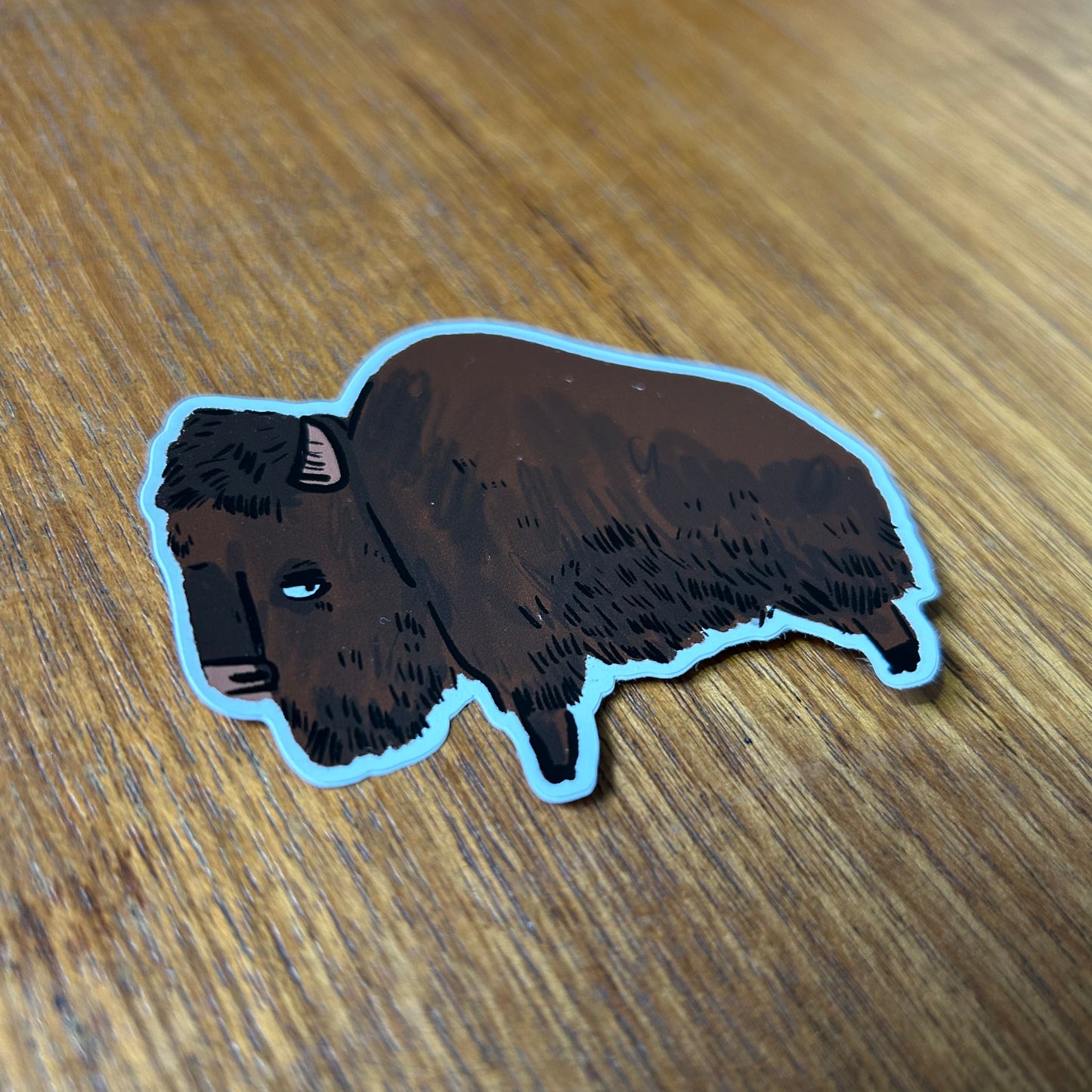 Bison sticker