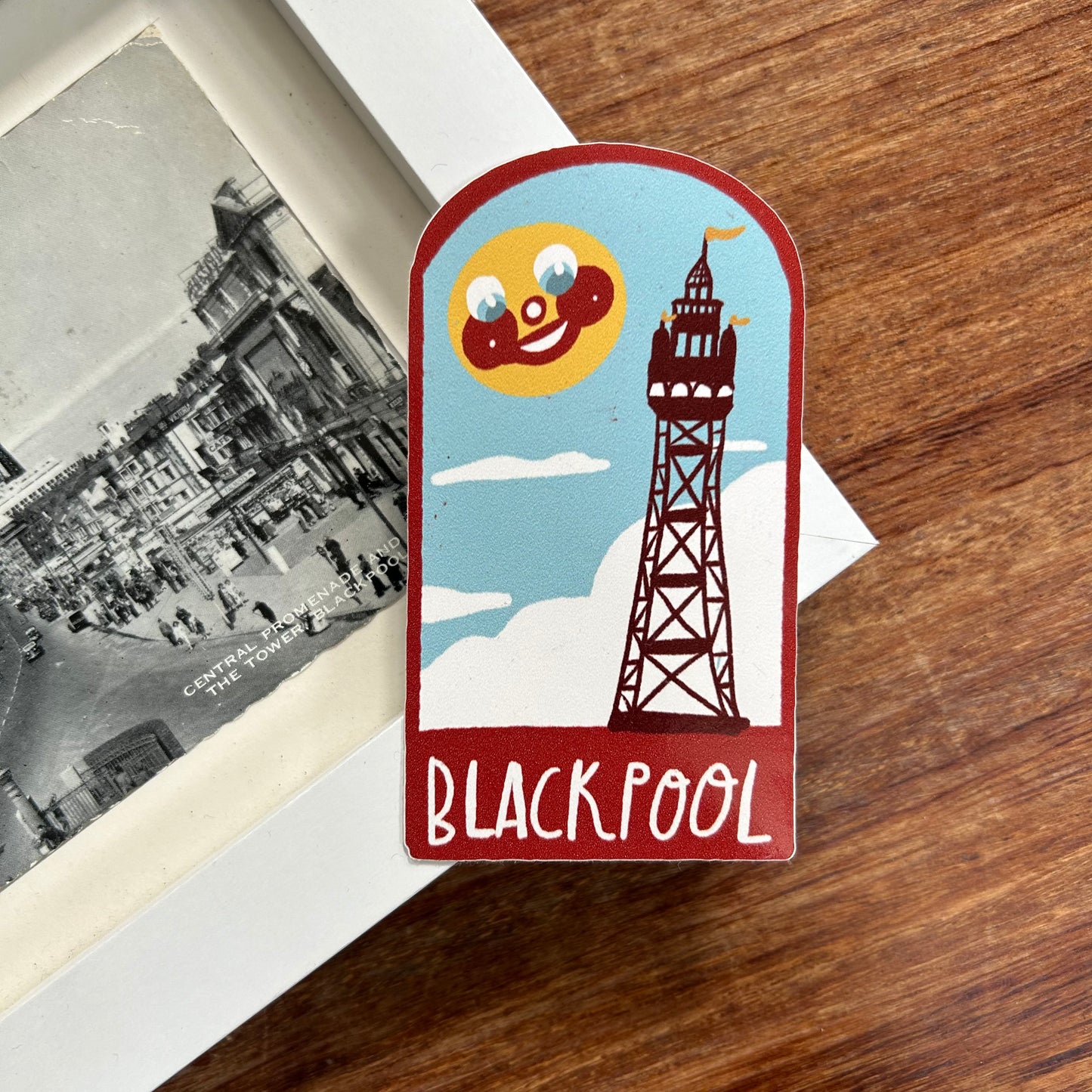 10cm Blackpool sticker