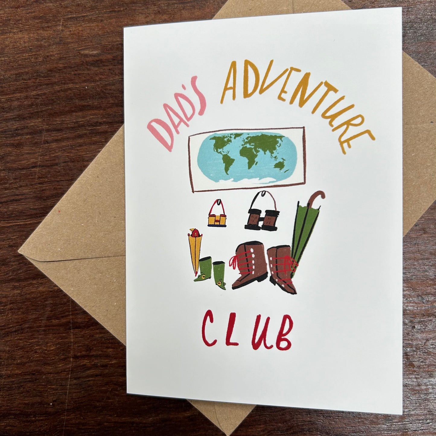 Dads adventure club card