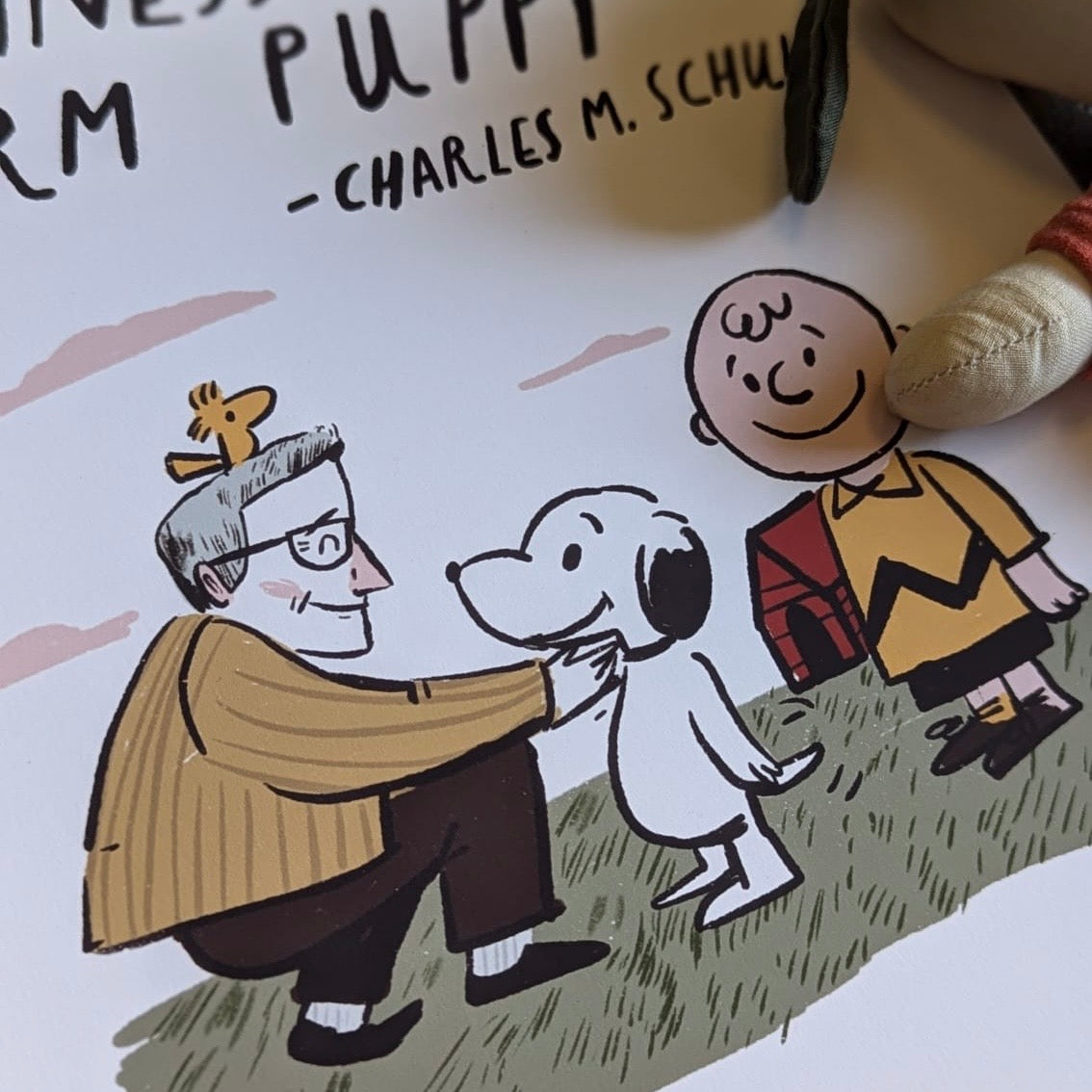 Happiness is a warm puppy print