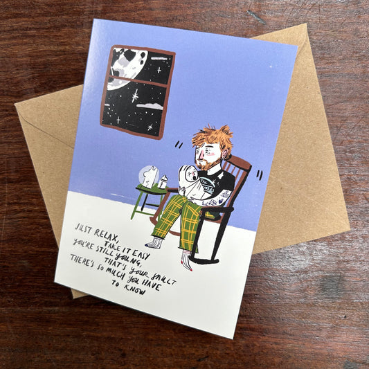 Father and son card