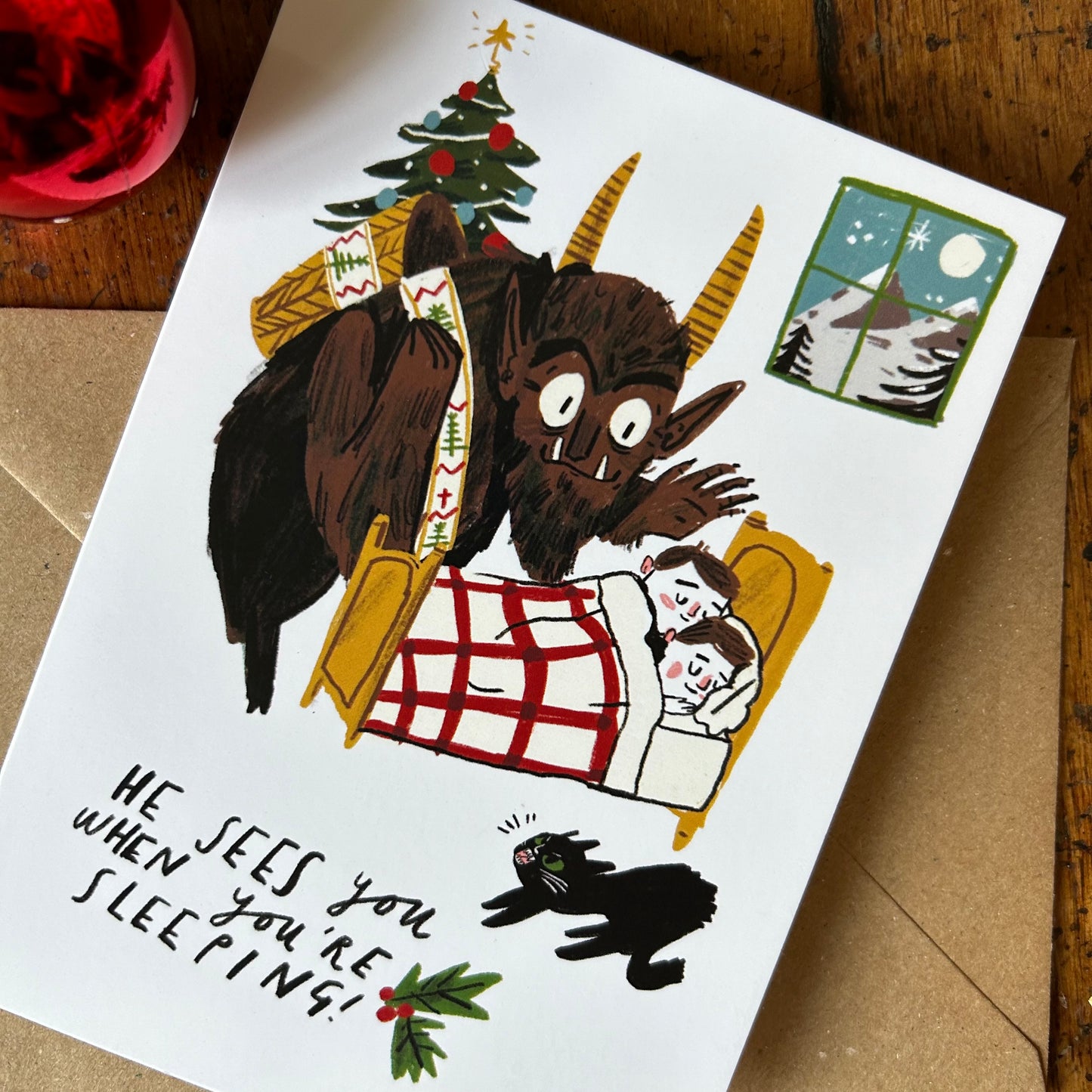 Krampus Christmas card