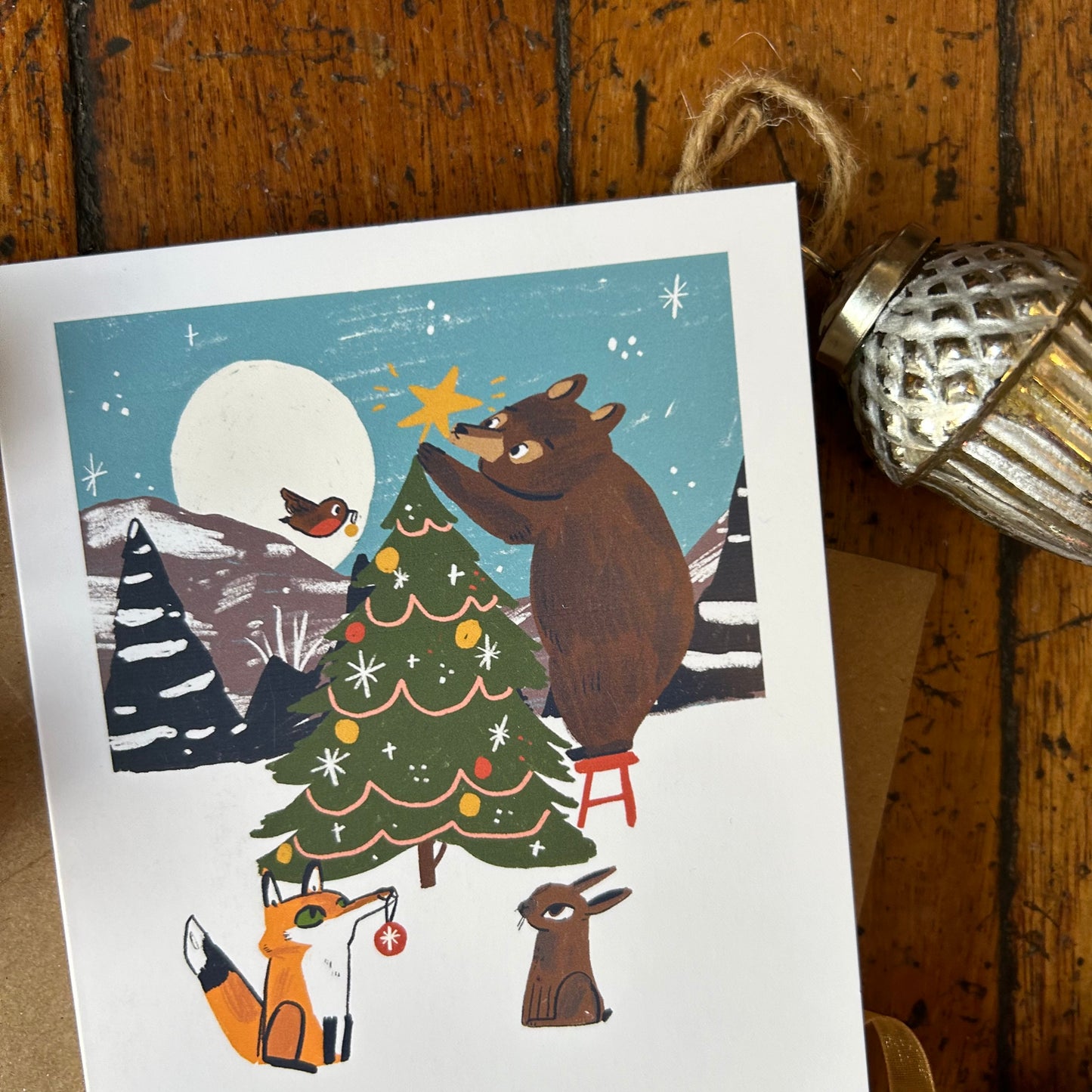 Woodland Christmas card