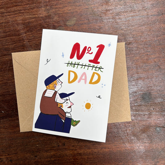 No1 dad card