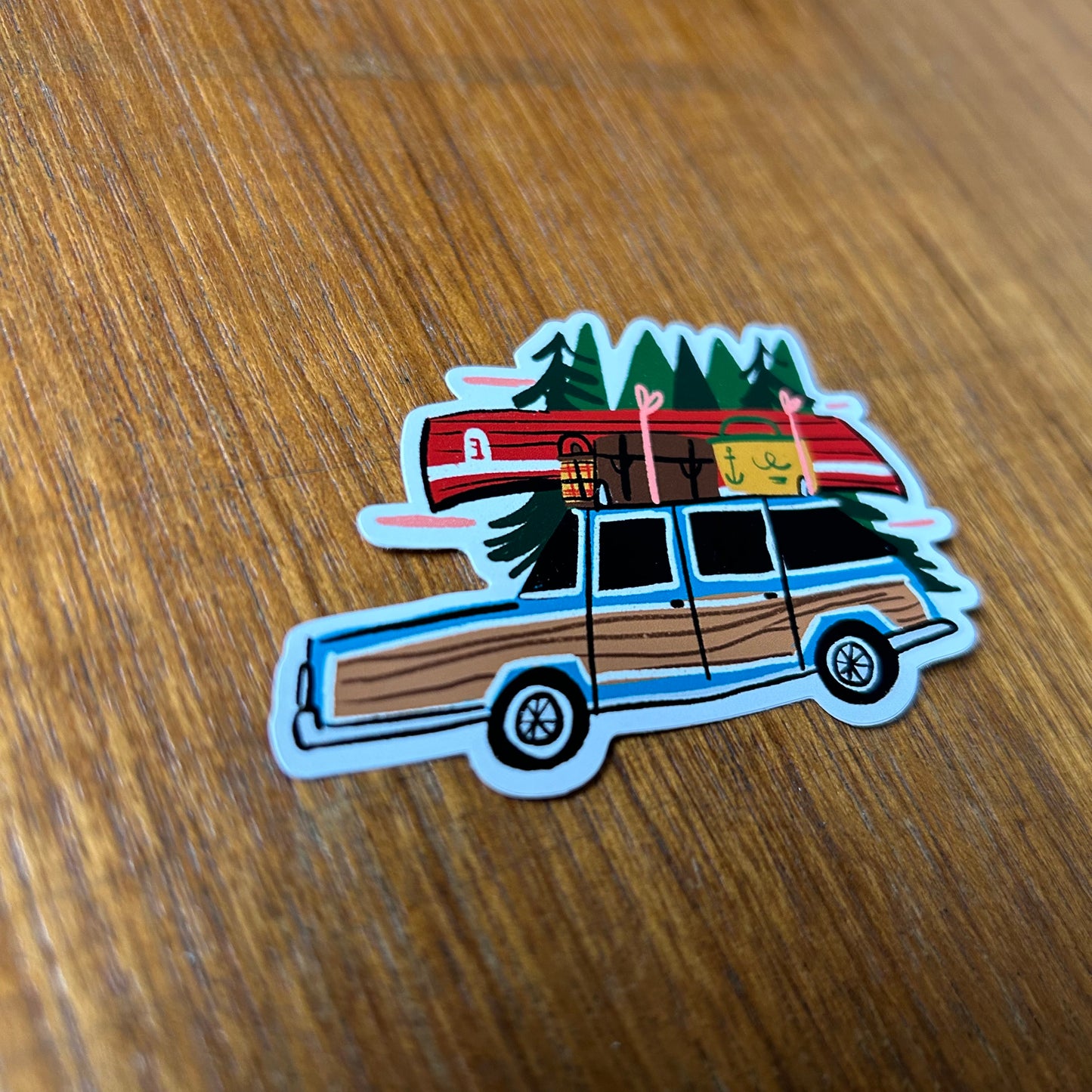 Camping car sticker