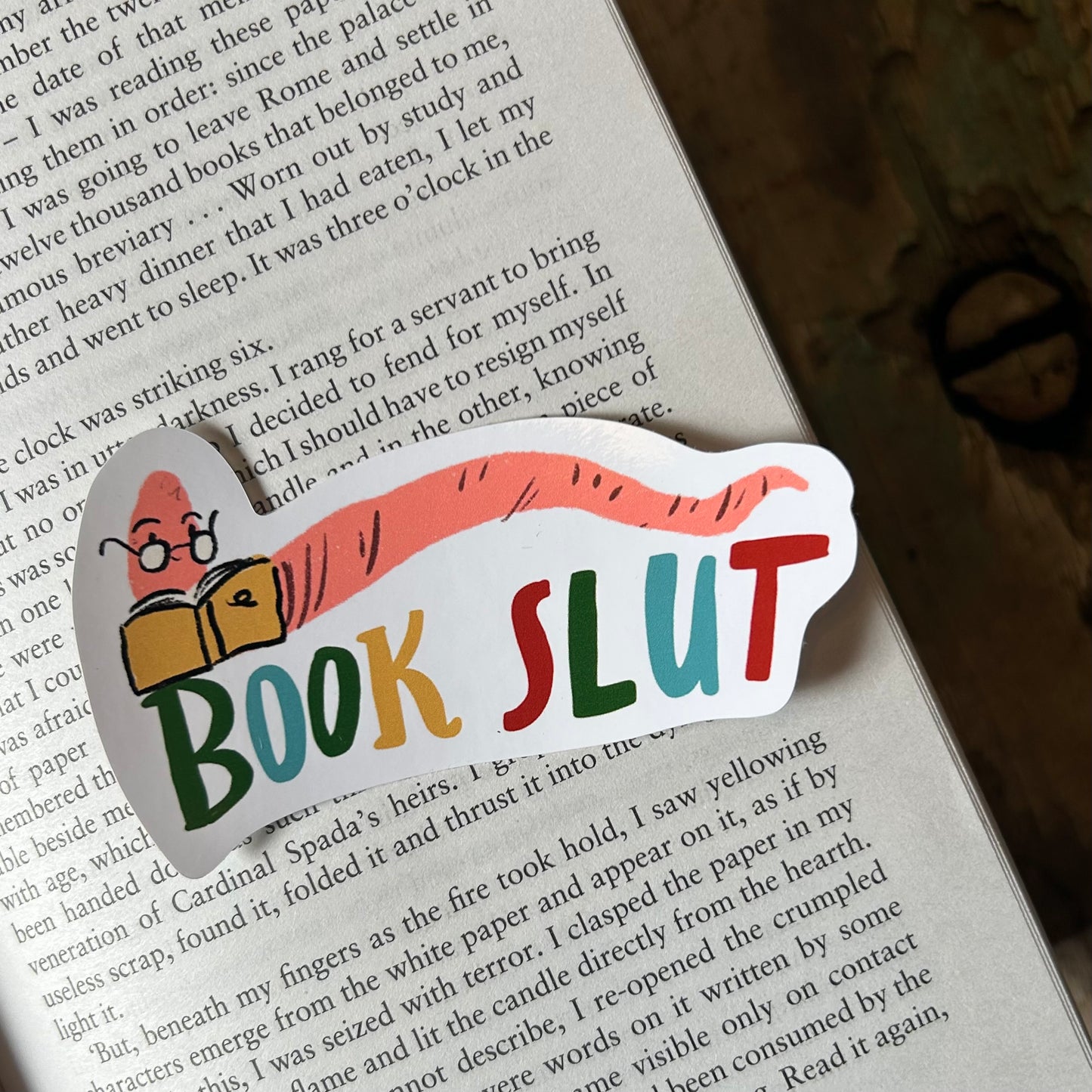 Book sl*t sticker
