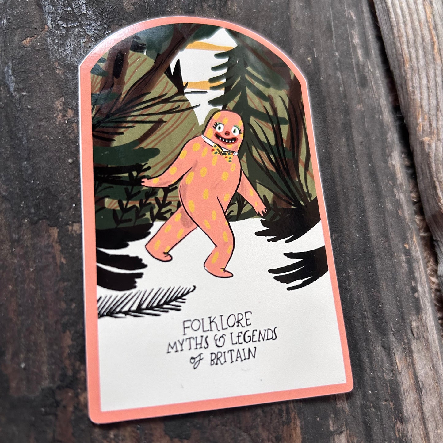 Mr blobby sticker
