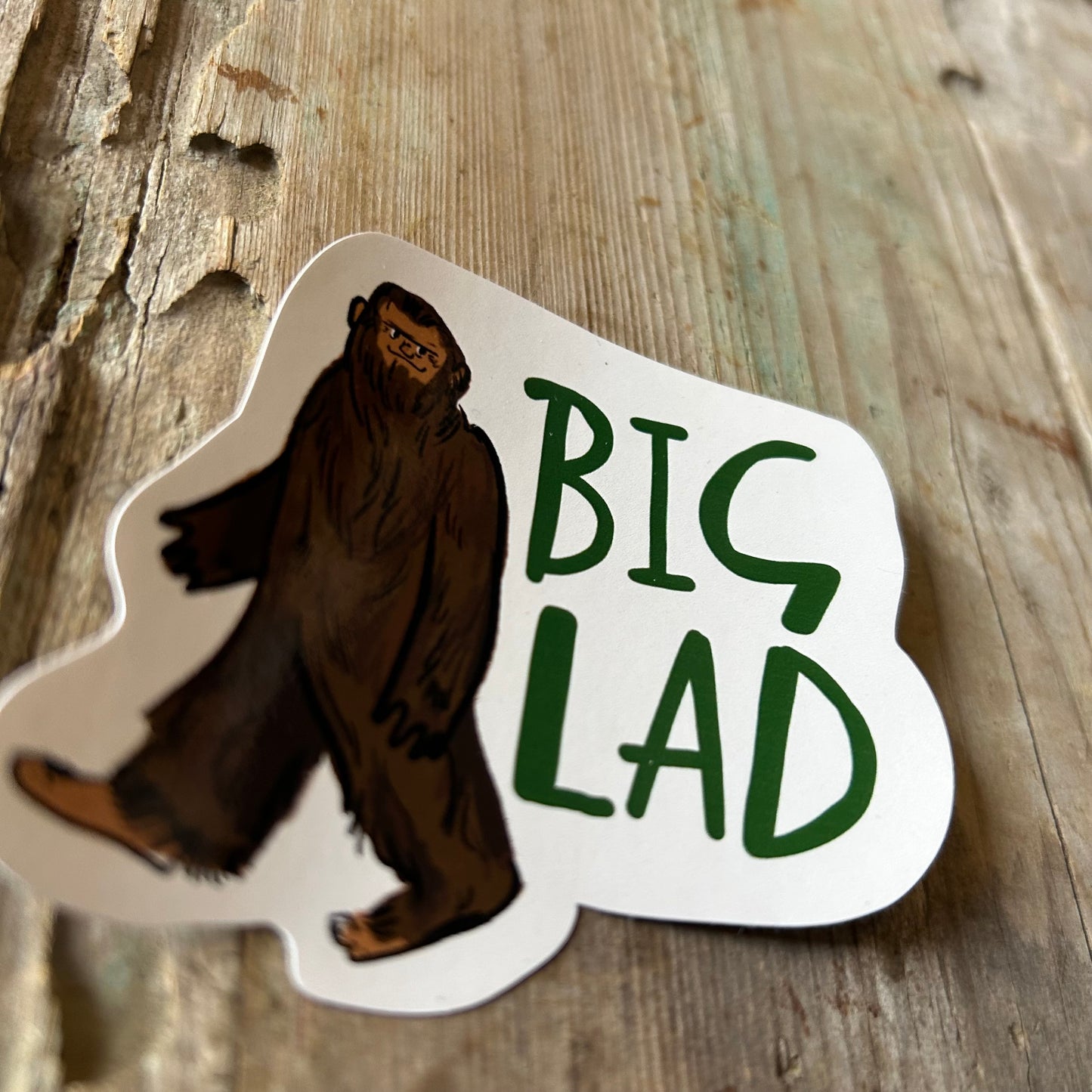 Big lad sticker