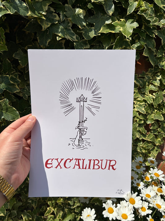 Excalibur print
