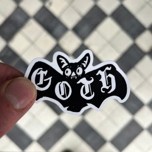 7cm goth sticker