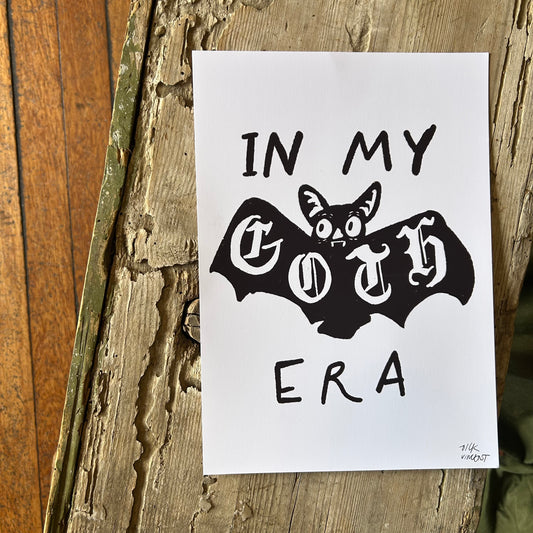 In my goth era print