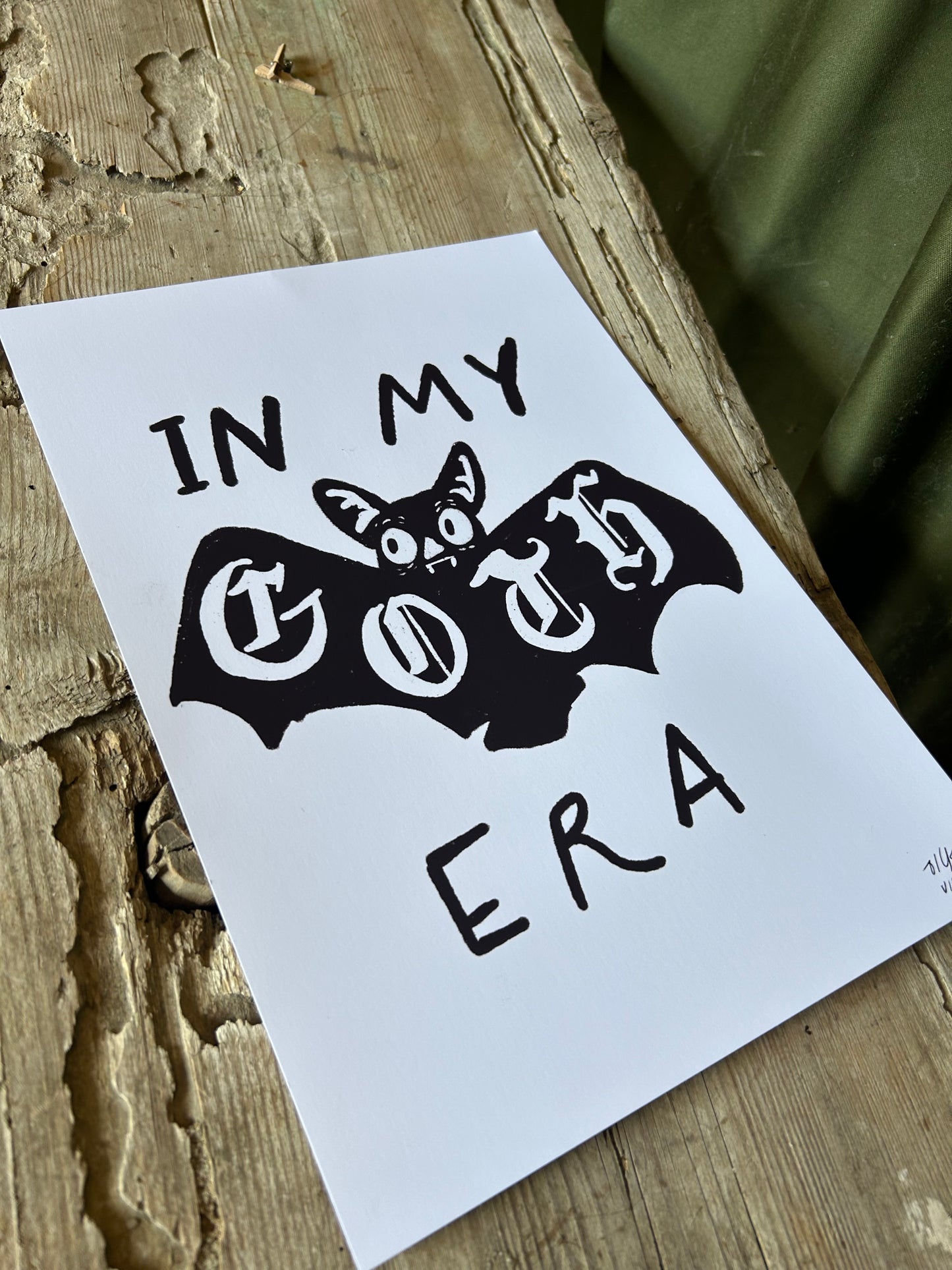 In my goth era print