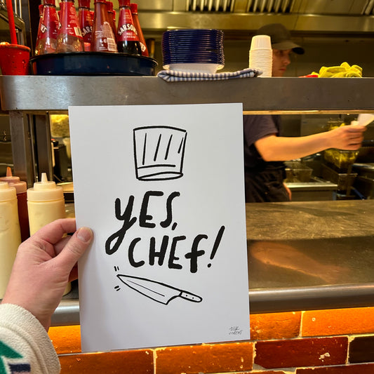 Yes, chef! print