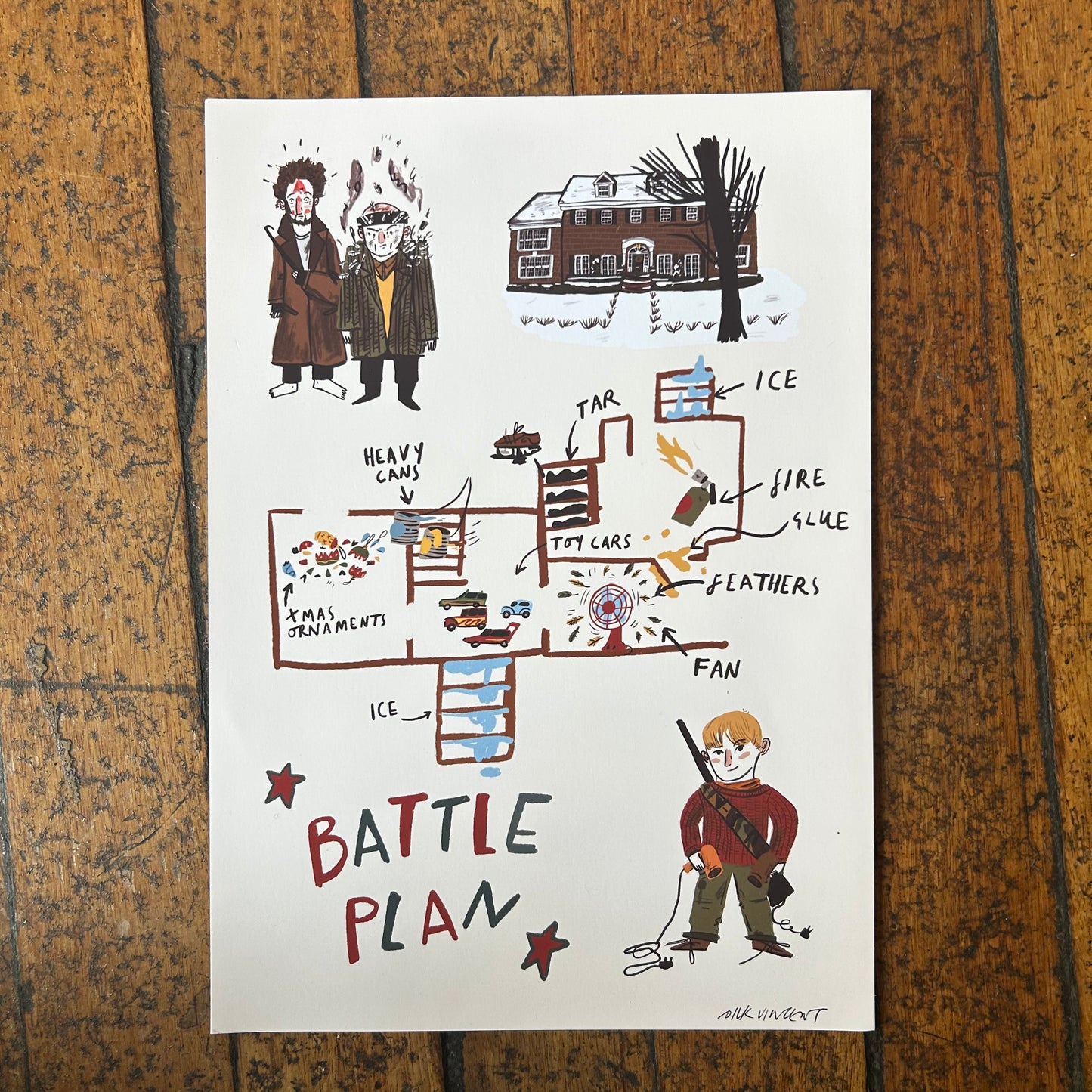 Battle plan print