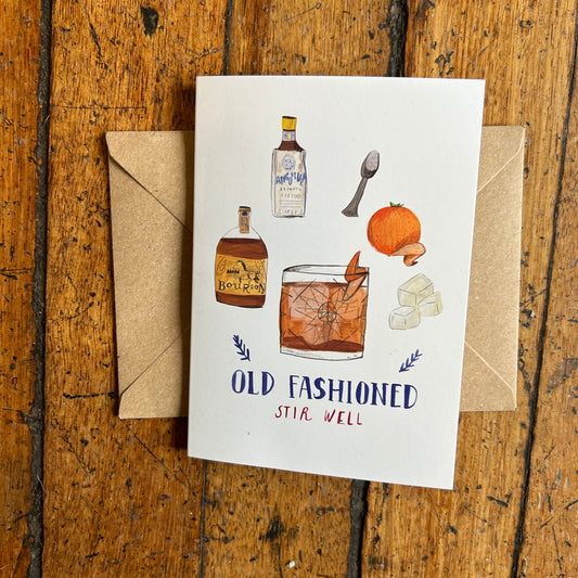 Old fashioned card