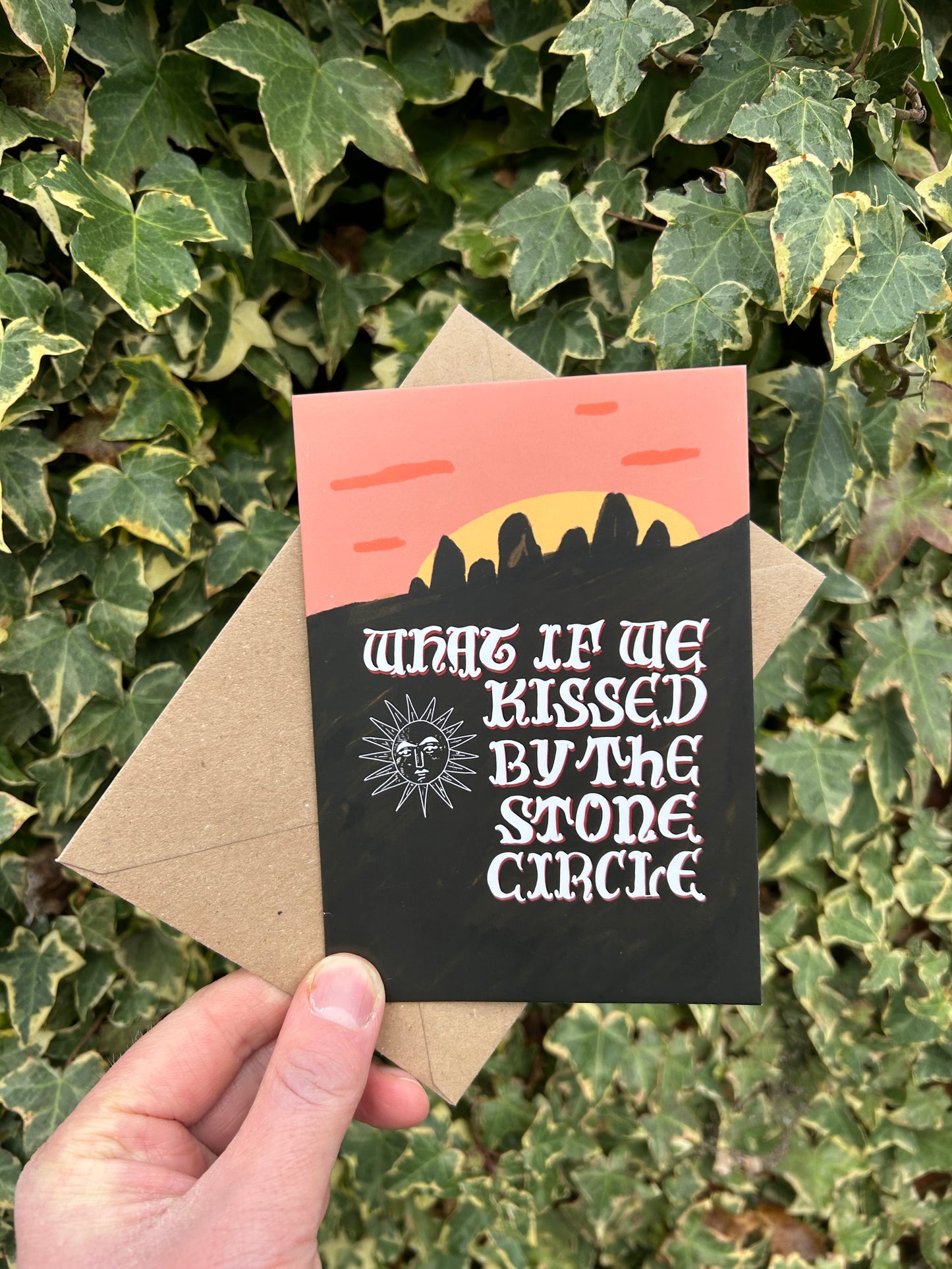 Stone circle card