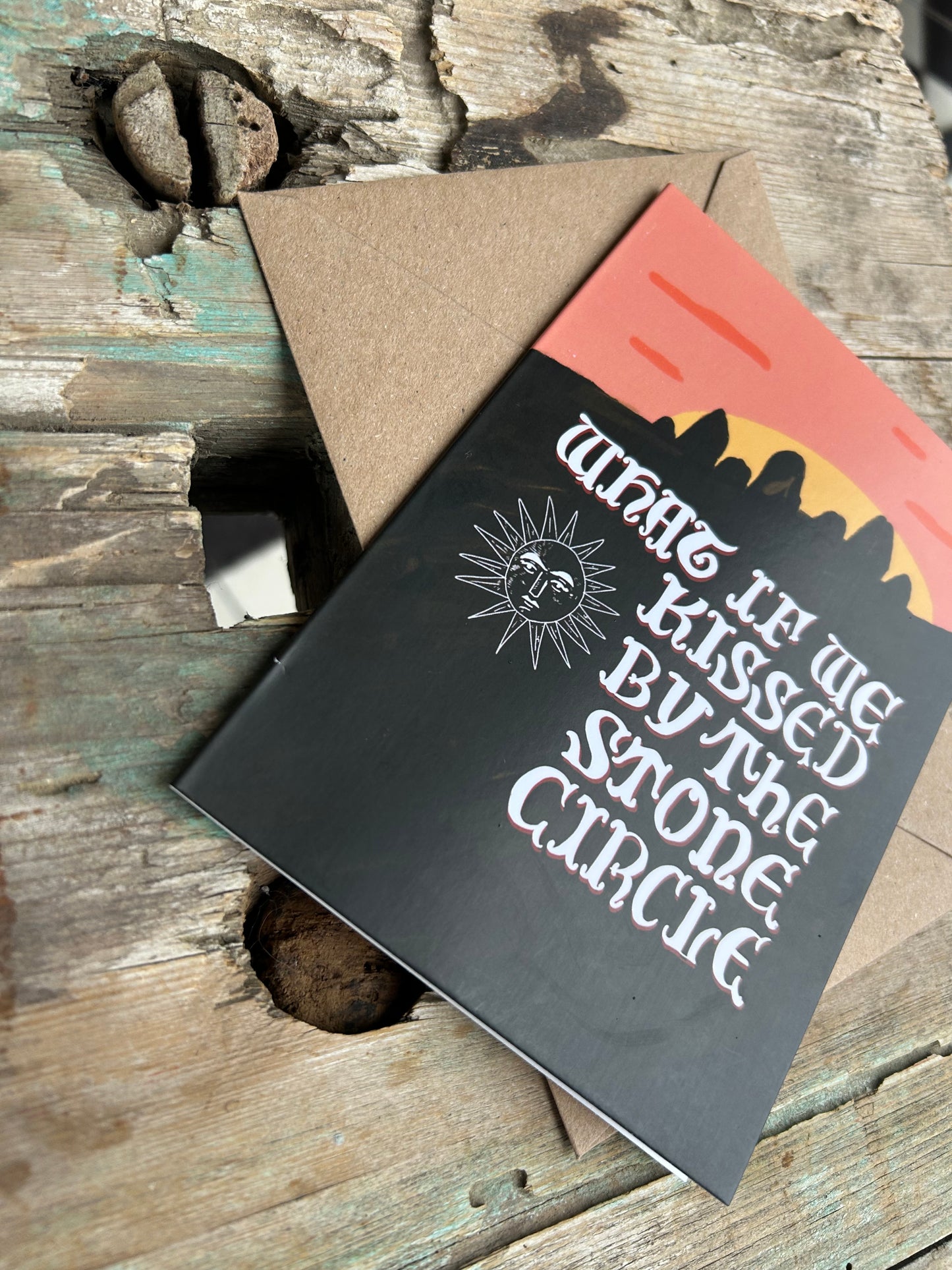 Stone circle card