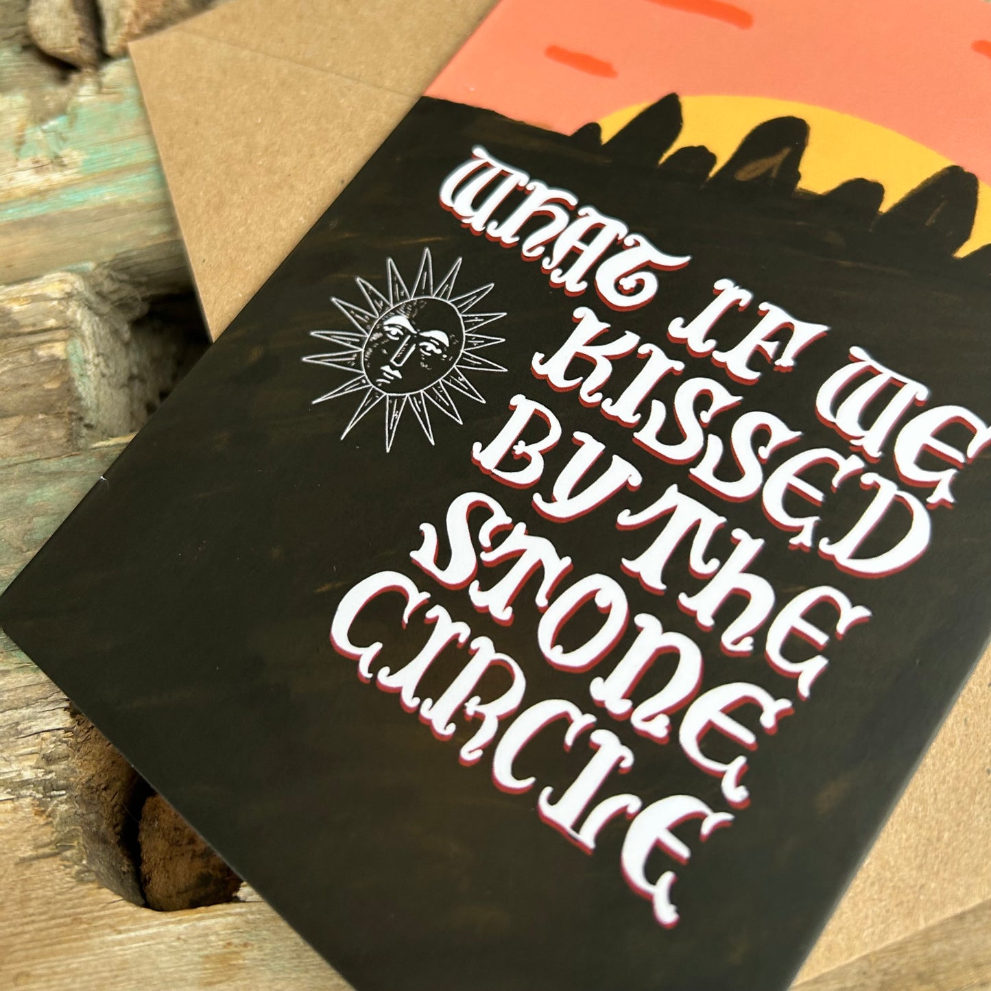 Stone circle card