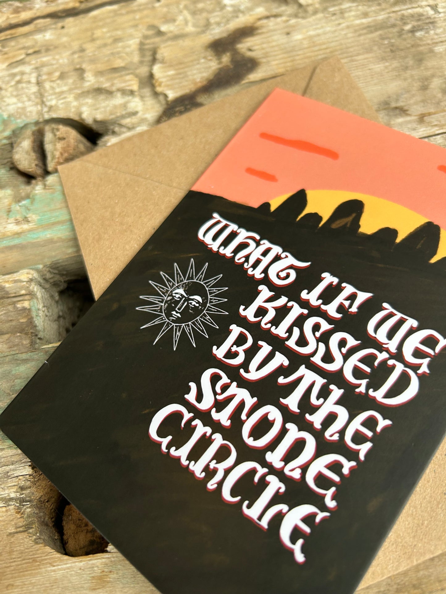 Stone circle card